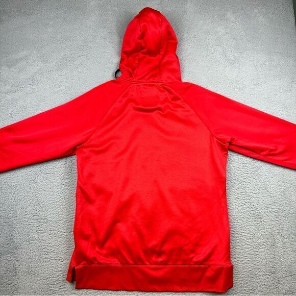 And 1 Hoodie Mens Large Red Pullover Sweater Side Zip Basketball Sports Casual - Picture 7 of 15